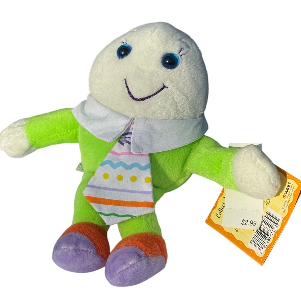 Commonwealth Humpty Dumpty Mother Goose Bean Bag Plush 6in Vintage 1998